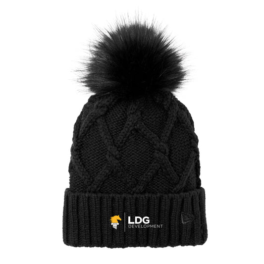 New Era ® Faux Fur Pom Beanie