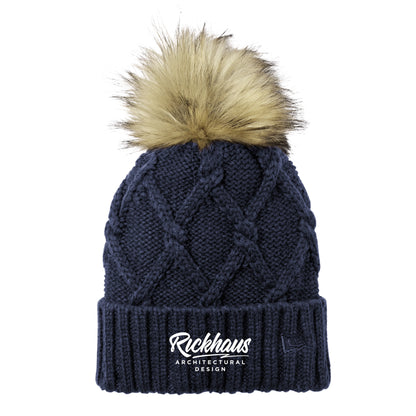 New Era ® Faux Fur Pom Beanie