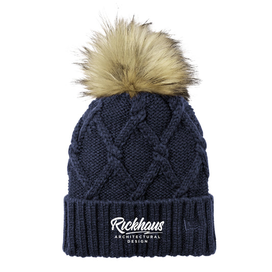 New Era ® Faux Fur Pom Beanie