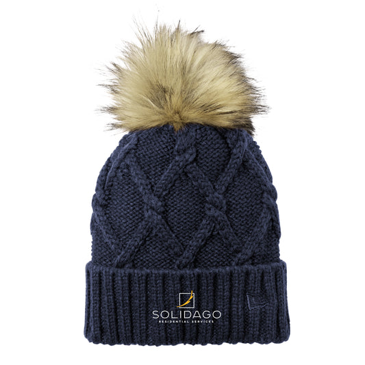 New Era ® Faux Fur Pom Beanie