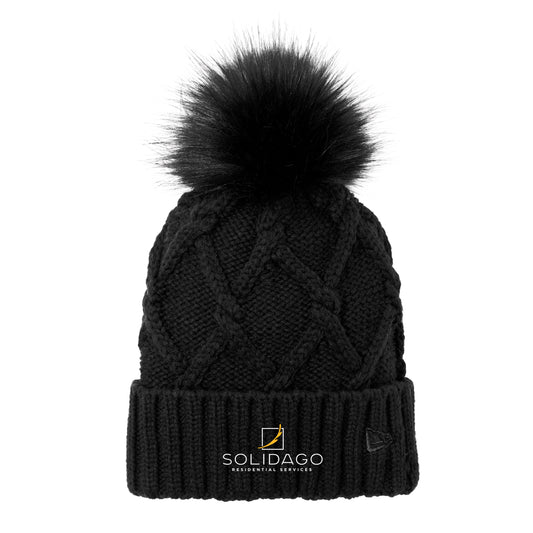 New Era ® Faux Fur Pom Beanie