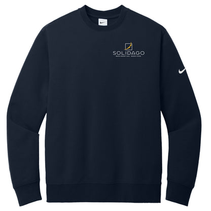 Nike Club Fleece Sleeve Swoosh Crew