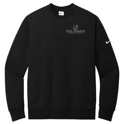 Nike Club Fleece Sleeve Swoosh Crew