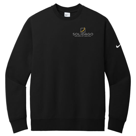 Nike Club Fleece Sleeve Swoosh Crew