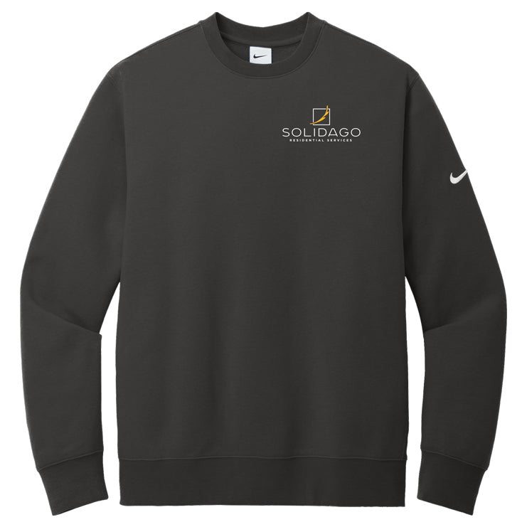 Nike Club Fleece Sleeve Swoosh Crew