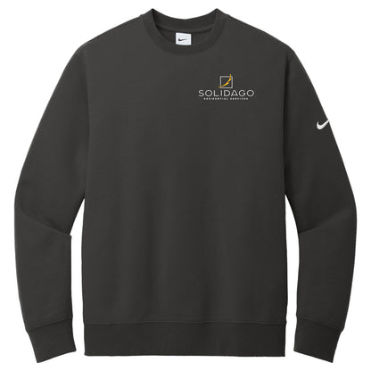 Nike Club Fleece Sleeve Swoosh Crew