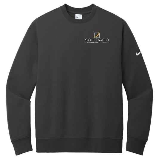 Nike Club Fleece Sleeve Swoosh Crew