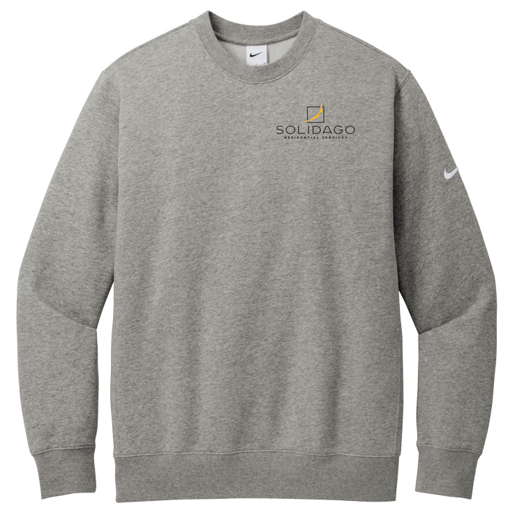 Nike Club Fleece Sleeve Swoosh Crew