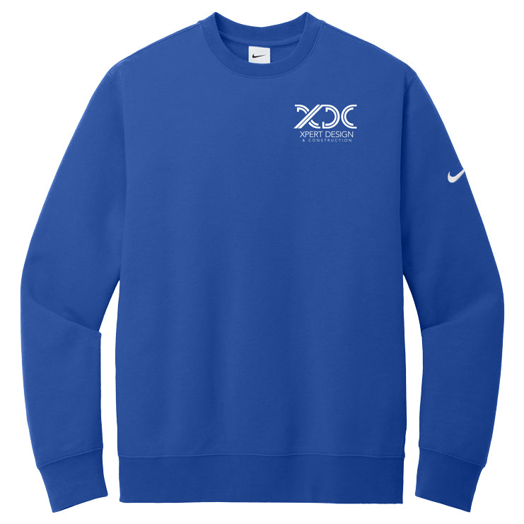 Nike Club Fleece Sleeve Swoosh Crew