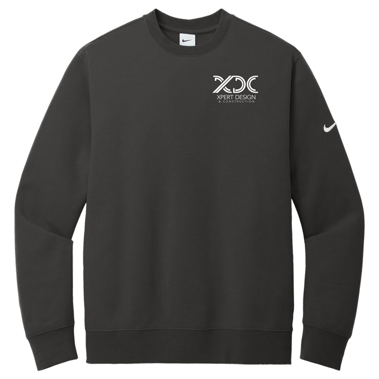 Nike Club Fleece Sleeve Swoosh Crew