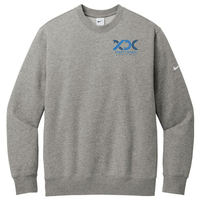 Nike Club Fleece Sleeve Swoosh Crew