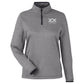 Ladies Venture Heathered Stripe Quarter-Zip