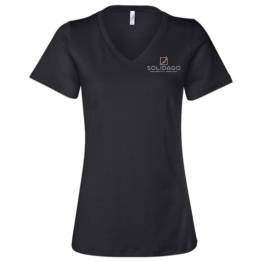 Bella+Canvas Women’s Relaxed Jersey V-Neck Tee