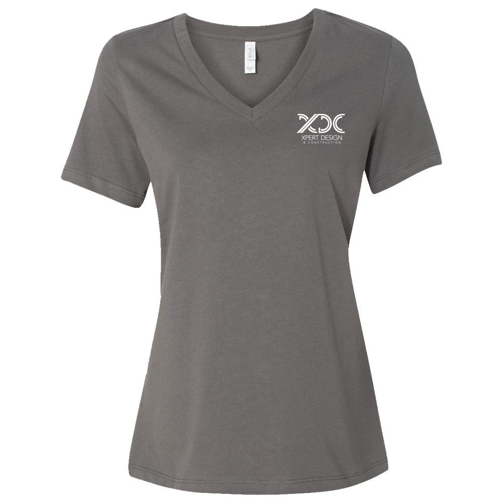 Bella+Canvas Women’s Relaxed Jersey V-Neck Tee