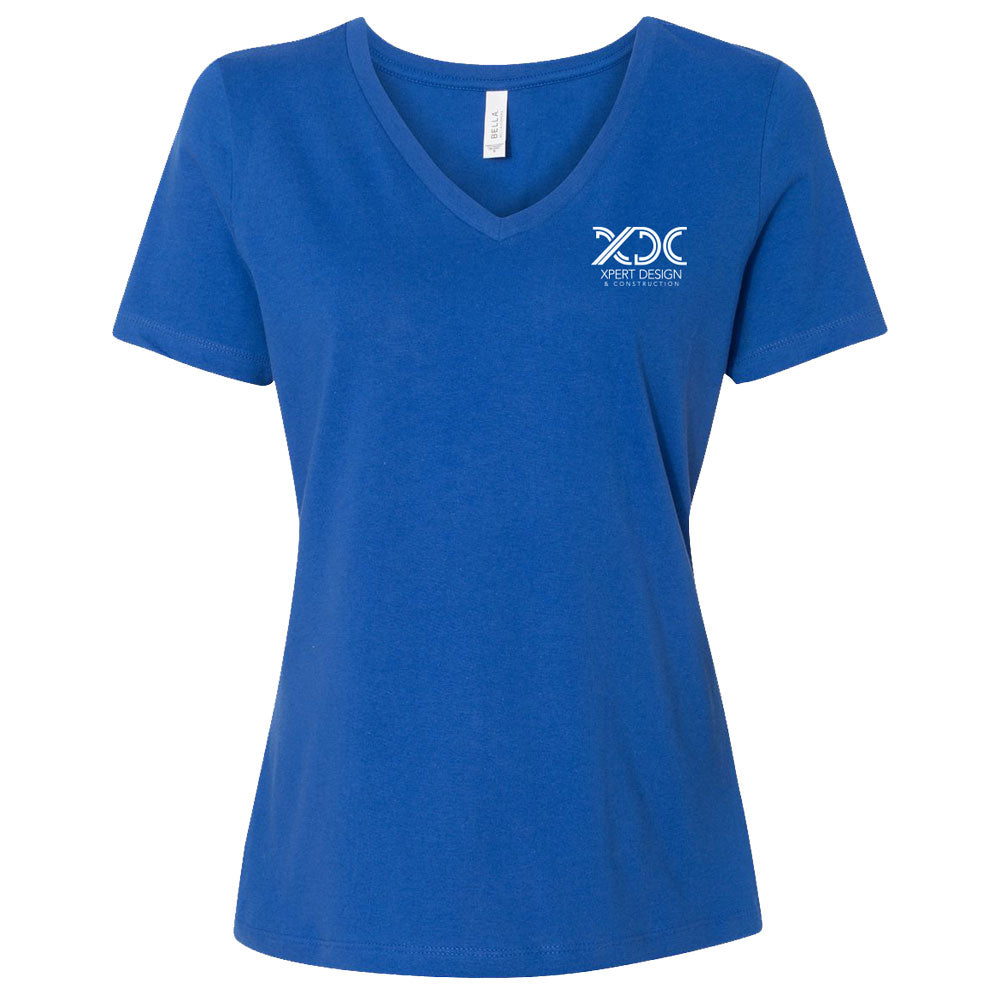 Bella+Canvas Women’s Relaxed Jersey V-Neck Tee