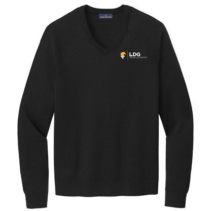 Brooks Brothers® Cotton Stretch V-Neck Sweater