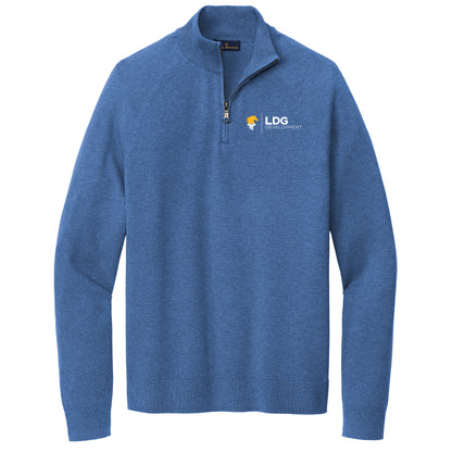Brooks Brothers® Cotton Stretch 1/4-Zip Sweater