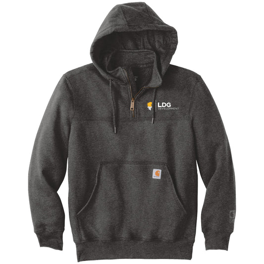 Carhartt Rain Defender Hooded Mock Zip Sweatshirt