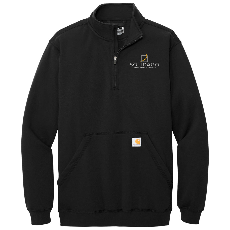 Carhartt Midweight 1 4 Zip Mock Neck Sweatshirt