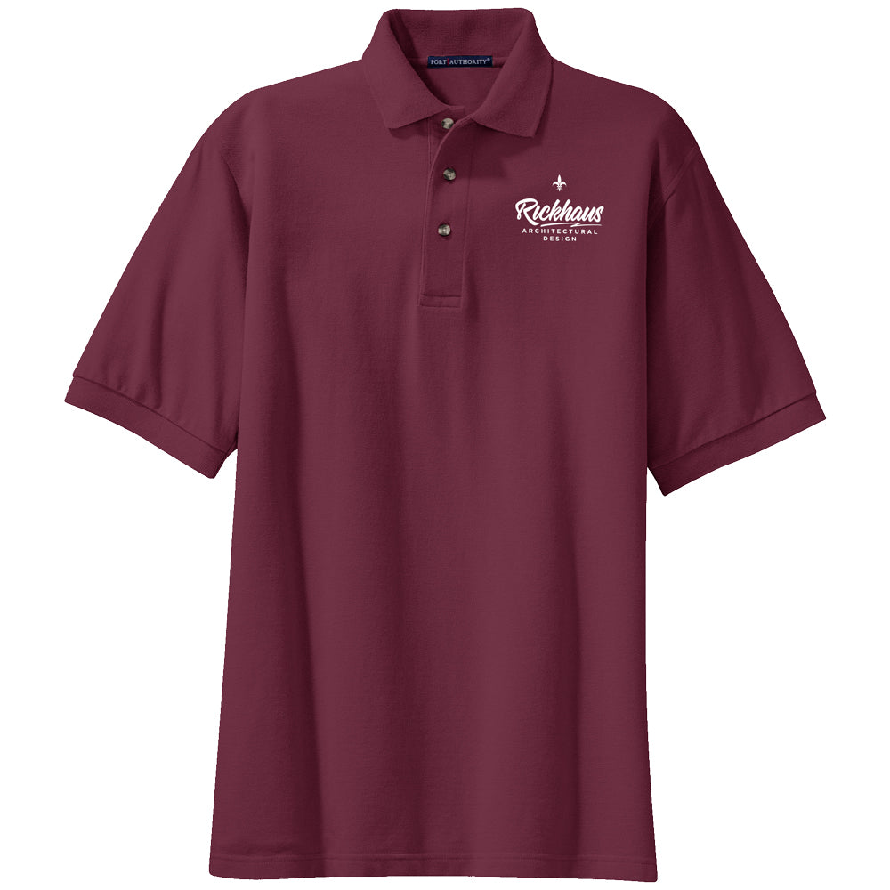 Heavyweight Cotton Pique Polo