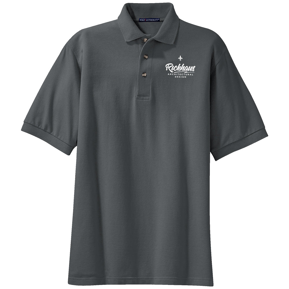 Heavyweight Cotton Pique Polo