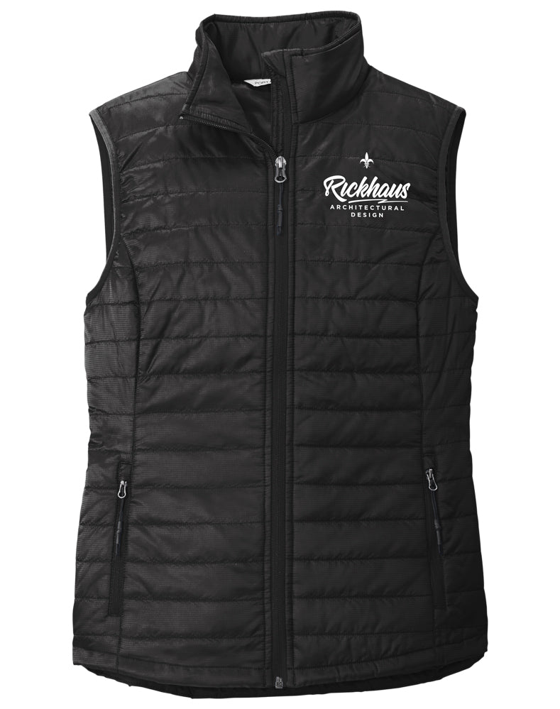 Ladies Packable Puffy Vest