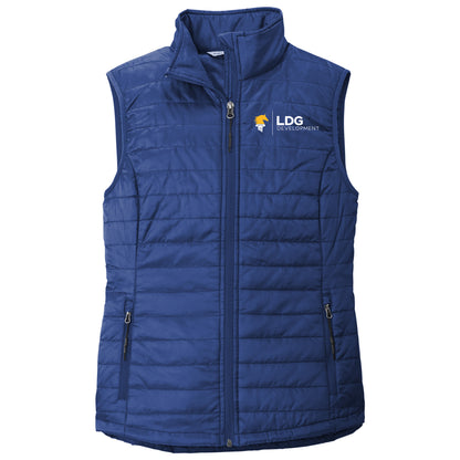 Ladies Packable Puffy Vest