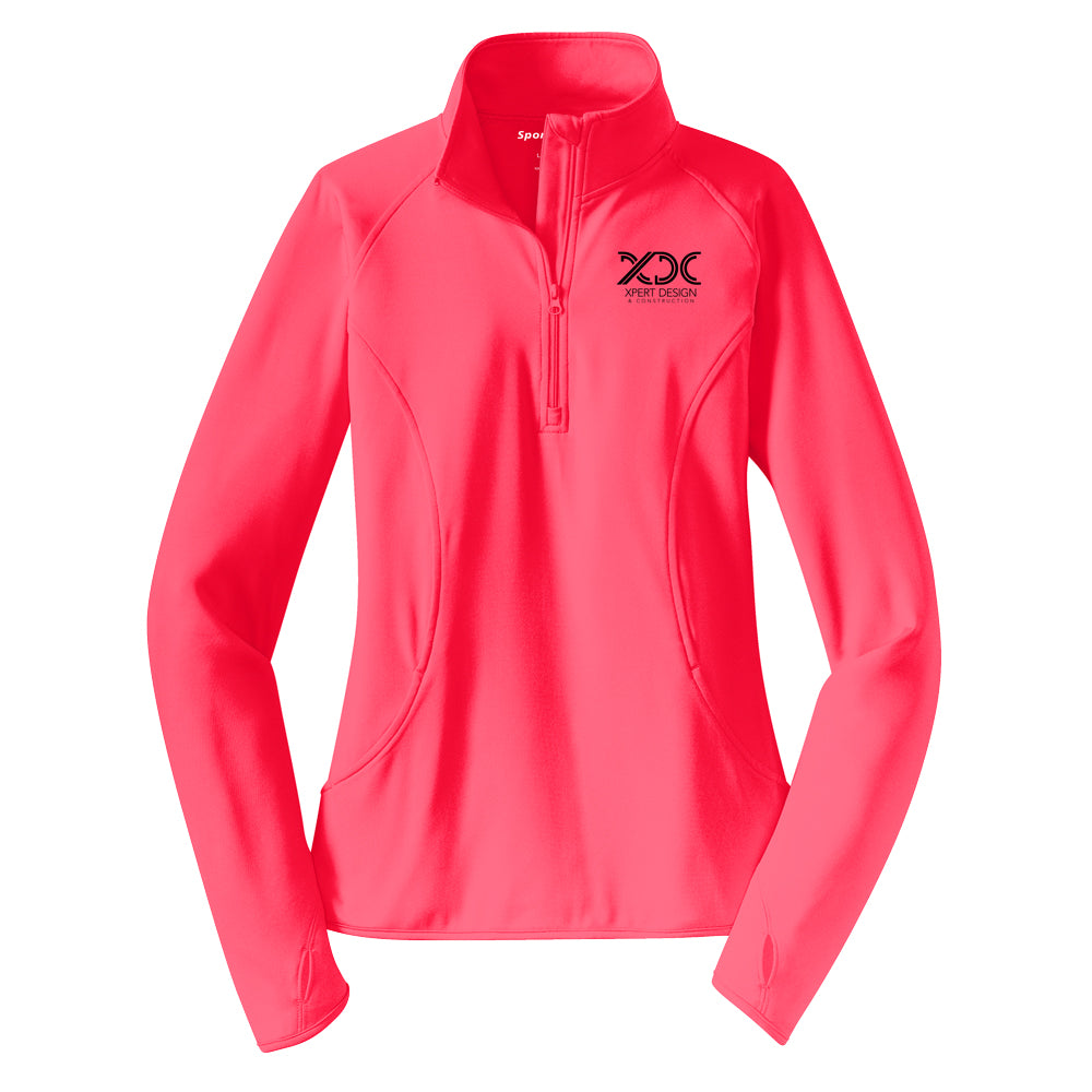 Ladies Sport-Wick Stretch Half Zip Pullover