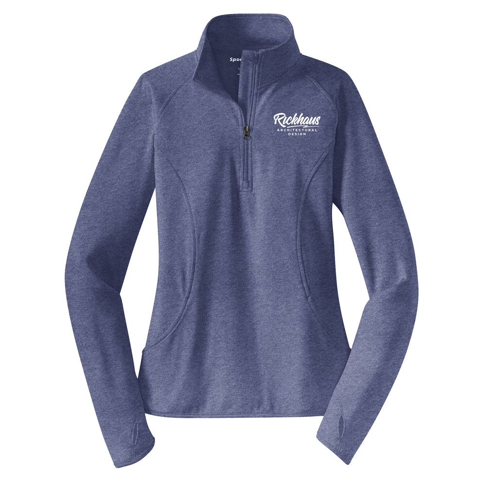 Ladies Sport-Wick Stretch Half Zip Pullover