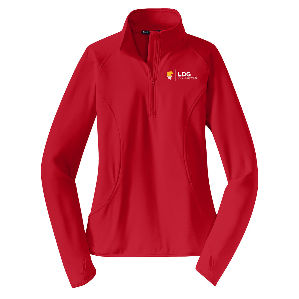 Ladies Sport-Wick Stretch Half Zip Pullover