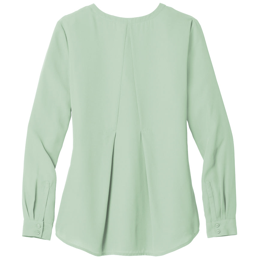 Port Authority Ladies Long Sleeve Button-Front Blouse