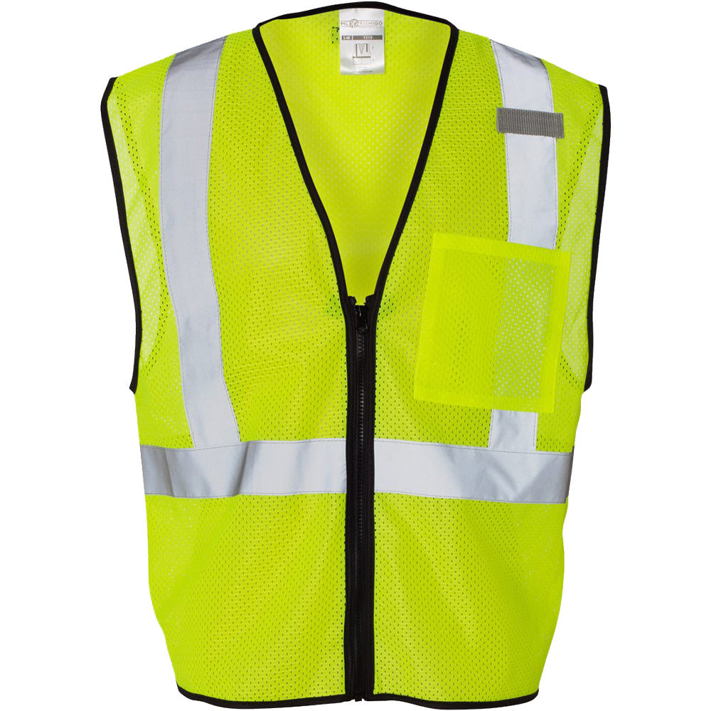 Class 2 Economy Vest with Zippered Front