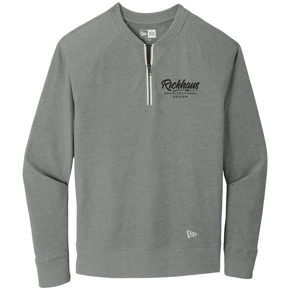 New Era Sueded Cotton Blend 1/4-Zip Pullover