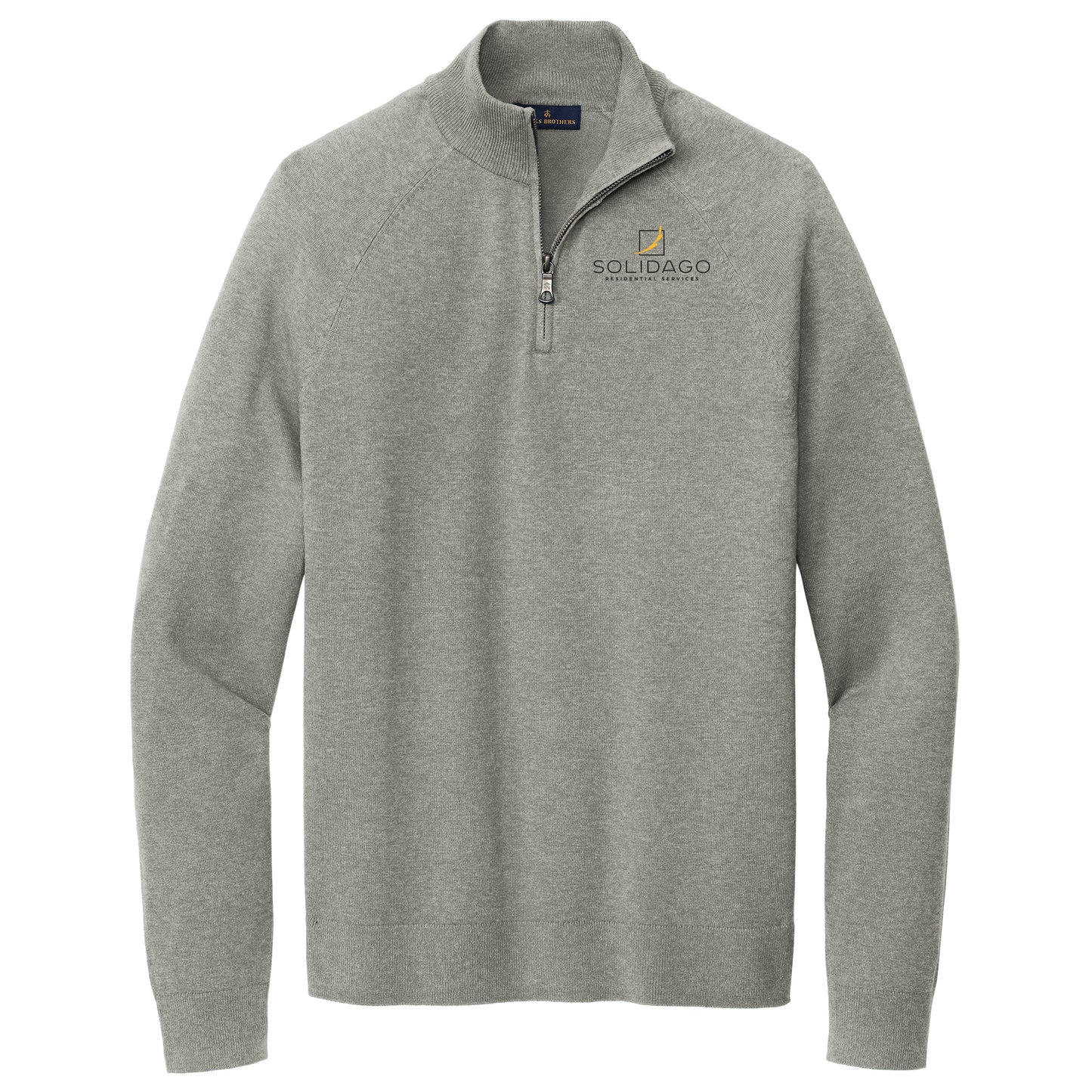 Brooks Brothers® Cotton Stretch 1/4-Zip Sweater