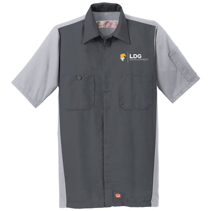 Red Kap Short Sleeve Ripstop Crew Shirt