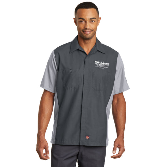 Red Kap Short Sleeve Ripstop Crew Shirt