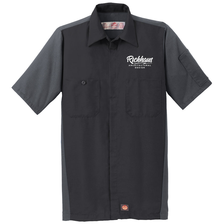 Red Kap Short Sleeve Ripstop Crew Shirt