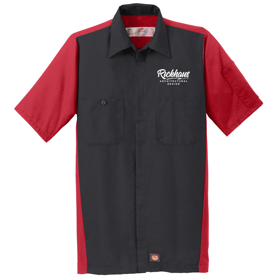 Red Kap Short Sleeve Ripstop Crew Shirt