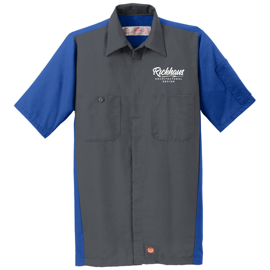 Red Kap Short Sleeve Ripstop Crew Shirt