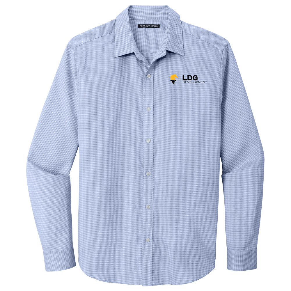 Port Authority Pincheck Easy Care Shirt