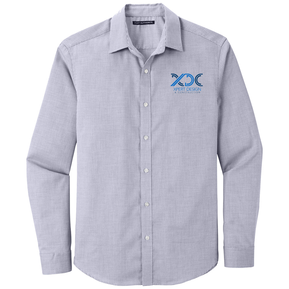 Port Authority Pincheck Easy Care Shirt