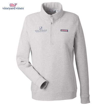 Vineyard Vines Ladies' Collegiate Quarter-Zip Pullover Shep Shirt