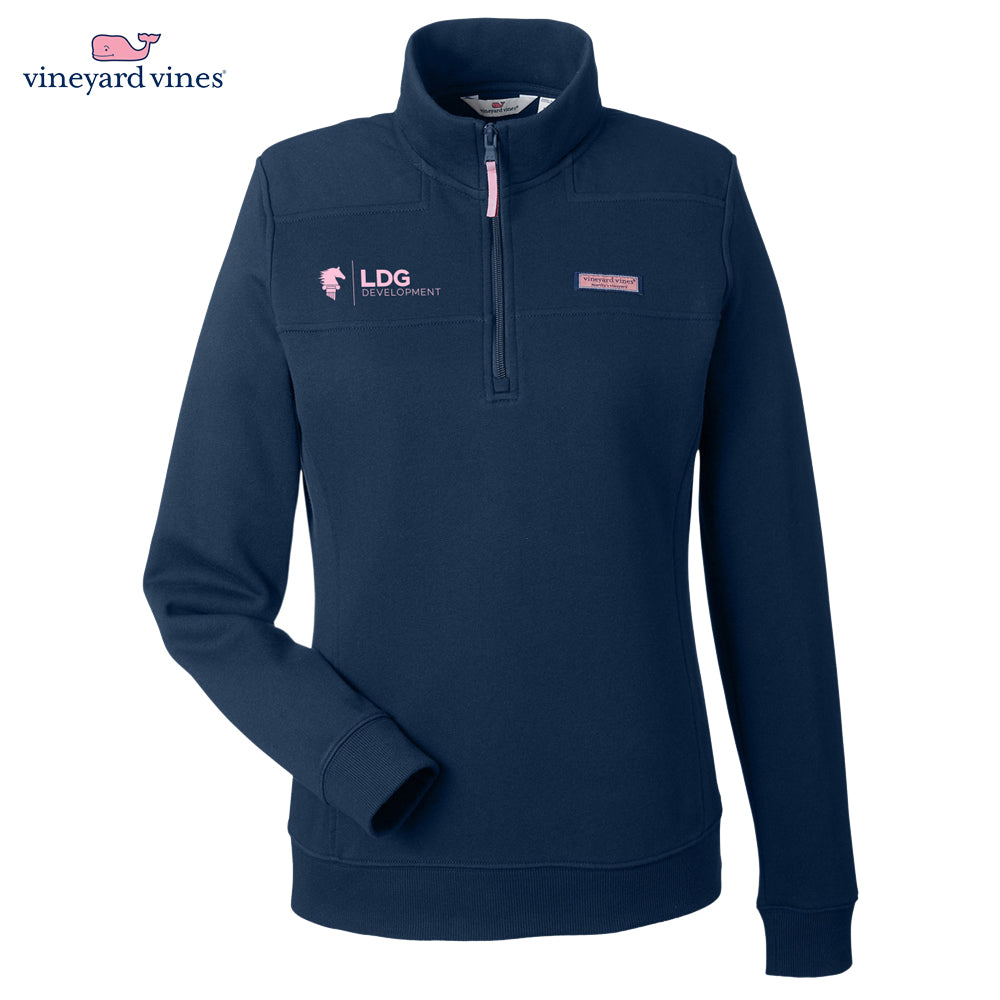 Vineyard Vines Navy Quarter store Zip Medium