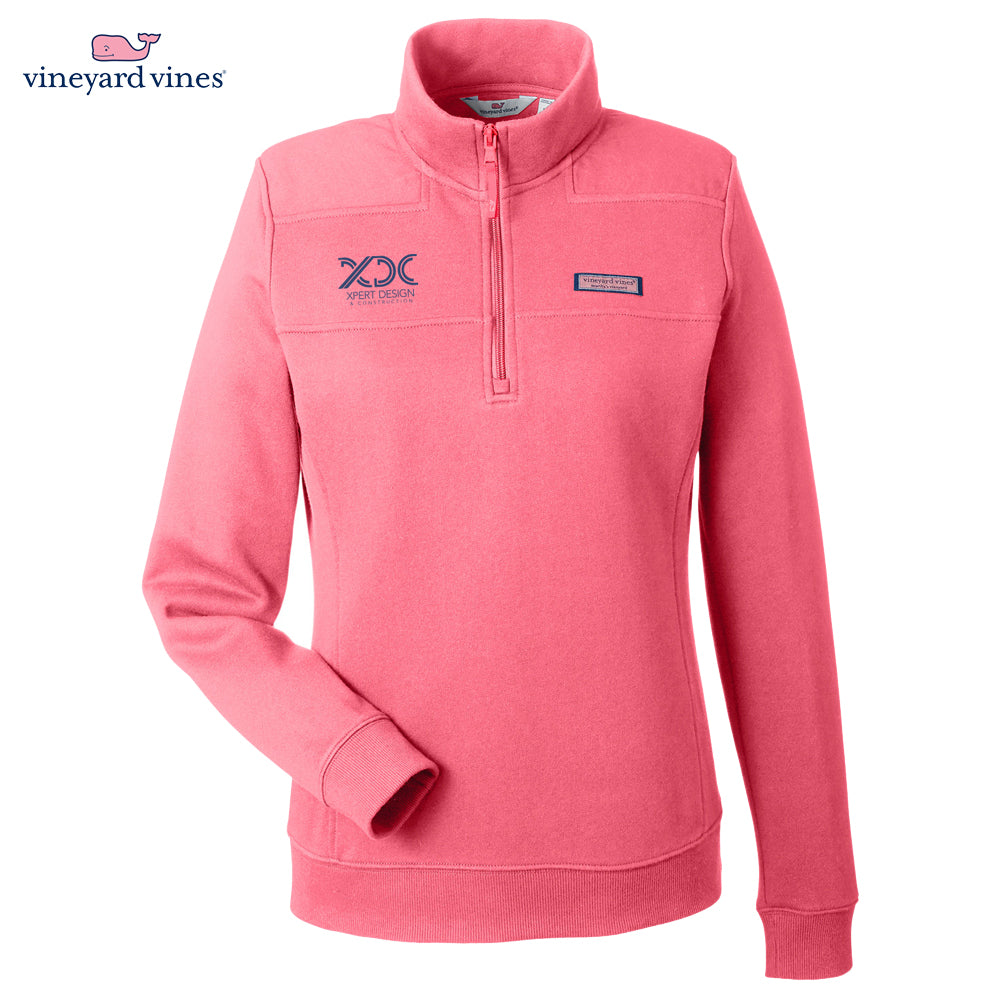 Vineyard Vines Ladies' Collegiate Quarter-Zip Pullover Shep Shirt